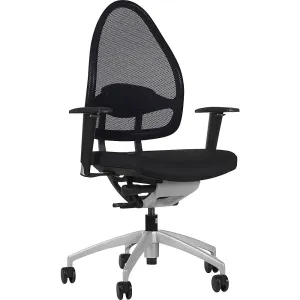 Dizajnová kancelárska otočná stolička, so sieťkovým operadlom Topstar #3727619