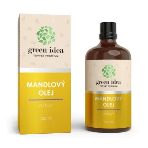 Green Idea Mandľový olej pleťový olej lisovaný za studena 100 ml