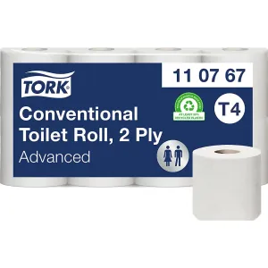 Toaletný papier v malých kotúčoch, kotúč pre domácnosť TORK #3699719