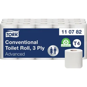 Toaletný papier v malých kotúčoch, kotúč pre domácnosť TORK #3699720