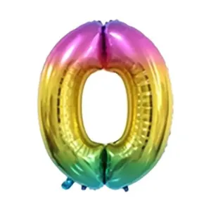TORO Balónik fóliový TORO číslica "0" 30cm