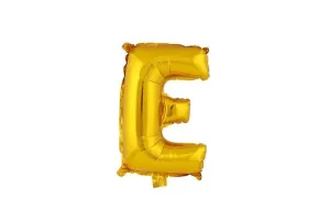 TORO Balónik písmenko "E" TORO 30cm zlatá