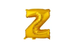 TORO Balónik písmenko "Z" TORO 30cm zlatá