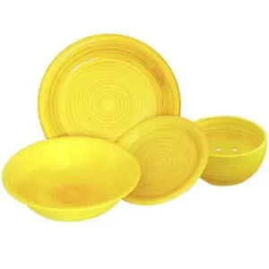 TORO Keramický dezertný tanier TORO 19cm žltý