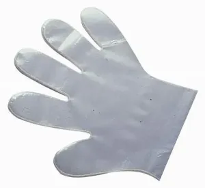 TORO Jednorazové plastové rukavice, 50 ks