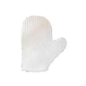 TORO Masážne rukavice do kúpeľne a sauny TORO biela