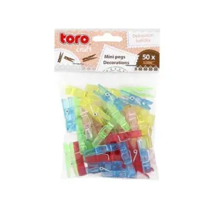 TORO Plastové mini štipce TORO 50ks