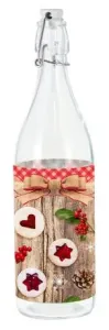 TORO Sklenená fľaša s patentným uzáverom TORO 260ml linecké
