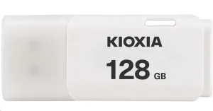 Kioxia USB flash disk, USB 2.0, 128GB, Hayabusa U202, Hayabusa U202, biely, LU202W128GG4