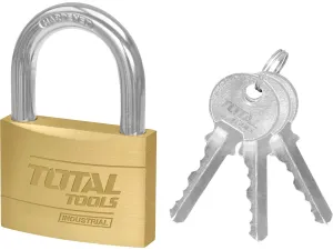 Total Tools Visiaci zámok s kľúčmi, 3 cm