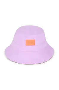 Obojstranný klobúk Tous fialová farba
