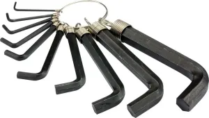 VOREL Súprava kľúčov imbus 10 ks 2 – 14 mm