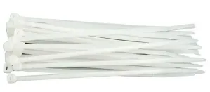 VOREL Páska sťahovacia 100 × 2,5 mm 100 ks biela