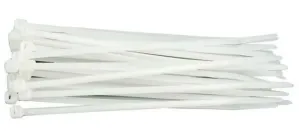 VOREL Páska sťahovacia 150 × 2,5 mm 100 ks biela