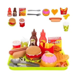 ISO Plastový Fast food set pre deti, 11475