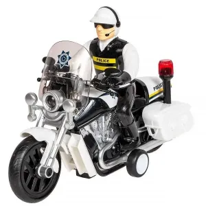 Policajná motorka so svetlom a zvukom #9393620