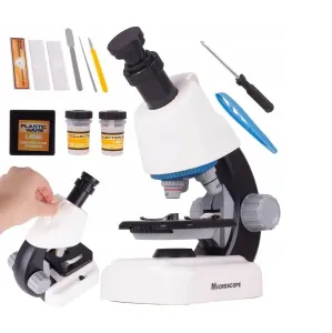Mikroskop s doplnkami pre mladého vedca