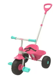 Detská multifunkčná trojkolka TP Toys Early Fun ružová
