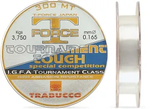 Trabucco  vlasec  t-force tournament tough 150 m crystal-priemer 0,30 mm / nosnosť 12 kg