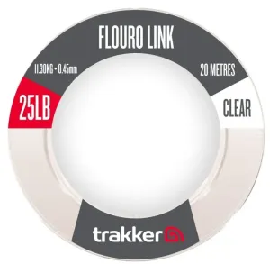 Trakker náväzcový vlasec fluoro link 20 m - 0,45 mm 25 lb 11,3 kg