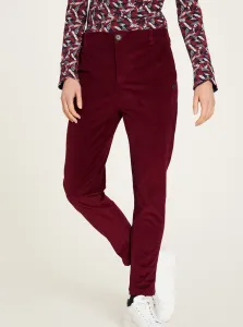 Tranquillo Burgundy Corduroy Trousers - Women #1048003