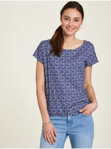 Purple Women's Patterned T-Shirt Tranquillo - Women #713526