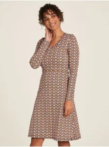 Brown patterned dress Tranquillo - Women #618032