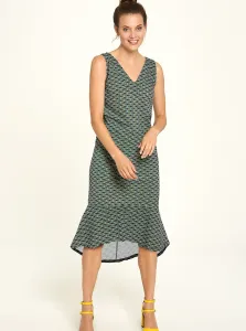 Zelené vzorované šaty Tranquillo