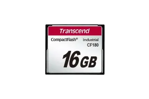 TRANSCEND CompactFlash Card CF180, 2GB, SLC mode WD-15, Wide Temp