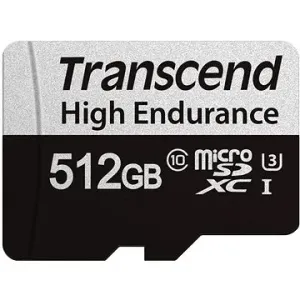 Transcend microSDXC 512 GB 350V + SD adaptér