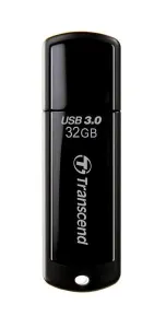 TRANSCEND Flash Disk 32GB JetFlash®700, USB 3.0 (R:71/W:18 MB/s) čierna
