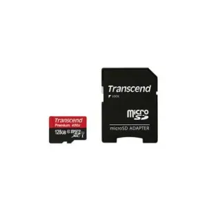 Transcend pamäťová karta Micro SDXC karta 128GB Class 10, UHS1 + Adapter TS128GUSDU1
