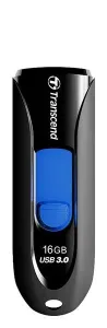 TRANSCEND USB Flash 16GB JetFlash®790, USB 3.1 (R:90/W:12 MB/s) čierna/modrá