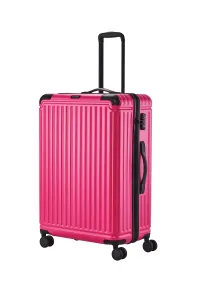 Travelite Skořepinový cestovní kufr Cruise 4w L Pink 100 l