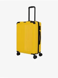 Travelite Skořepinový cestovní kufr Cruise 4w M Yellow 65 l