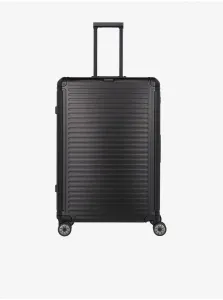 Travelite Hliníkový cestovní kufr Next 4w L Black 100 l
