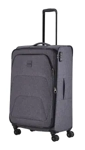 Travelite Textilní cestovní kufr Travelite Adria Anthracite L EXP 90–97 l