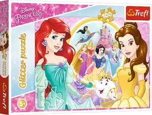 TREFL - Glitrové puzzle - Spomienky Belly a Ariel / Disney Princezné