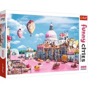 TREFL - Puzzle 1000 Crazy City - Sladkosti v Benátkach