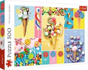 TREFL - Puzzle 500 - Obľúbené sladkosti