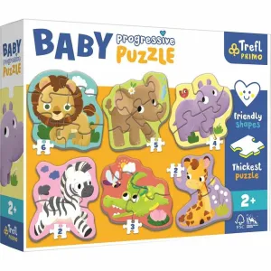 TREFL - Detské progresívne puzzle - Safari