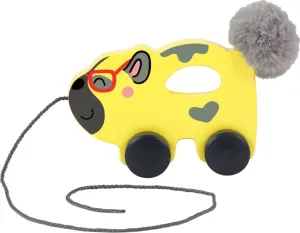 TREFL - Drevená hračka psík na špagátiku