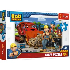 Puzzle TREFL Bořek staviteľ - Bob a Wendy 60 dielikov