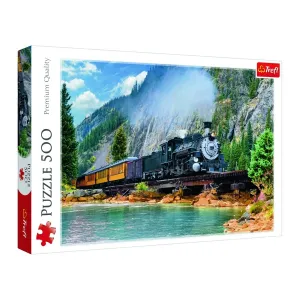 TREFL - Puzzle 500 Vlak v horách