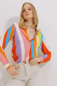 Trend Alaçatı Stili Women's Mix Basic Patterned Woven Shirt #9097814