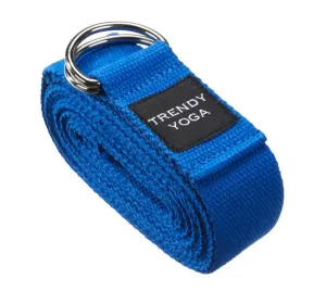 Trendy Sport Popruh na jogu Trendy Yoga Belt s kovovou sponou Farba: modrá #5920784