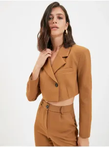 Trendyol Jacket - Brown - Regular fit