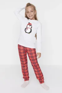 Trendyol Multicolored Girls' Knitted Family Combine Pajamas Set #9317304