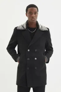 Pánsky kabát Trendyol Cachet Sherpa #4898683