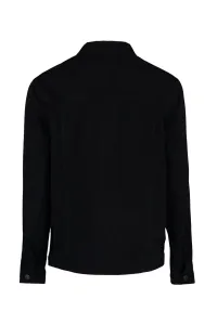 Trendyol Čierna pánska bunda regular fit basic džínsová